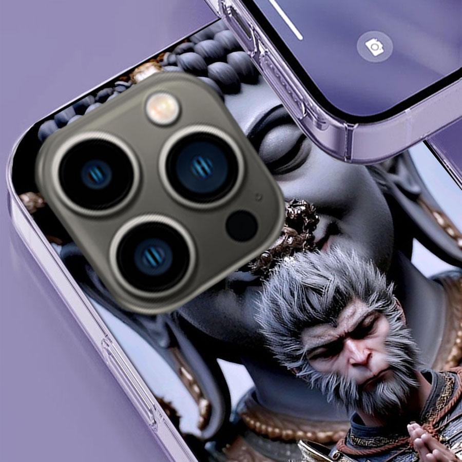 Black Myth Wu Kong Phone Case For Iphone 17 Air 15 Pro 14 Plus 16 Pro Max 12 13 Mini 11 16E X XS Cover Cute Fundas