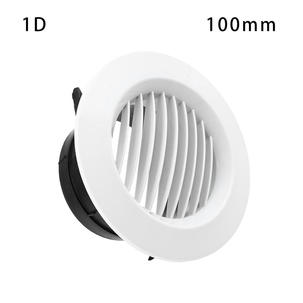 75/100/150mm Ducting Ventilation Grilles Air Vent Cover Extract Valve Grille Durable Air Circulation Vents Cap Home Decoration