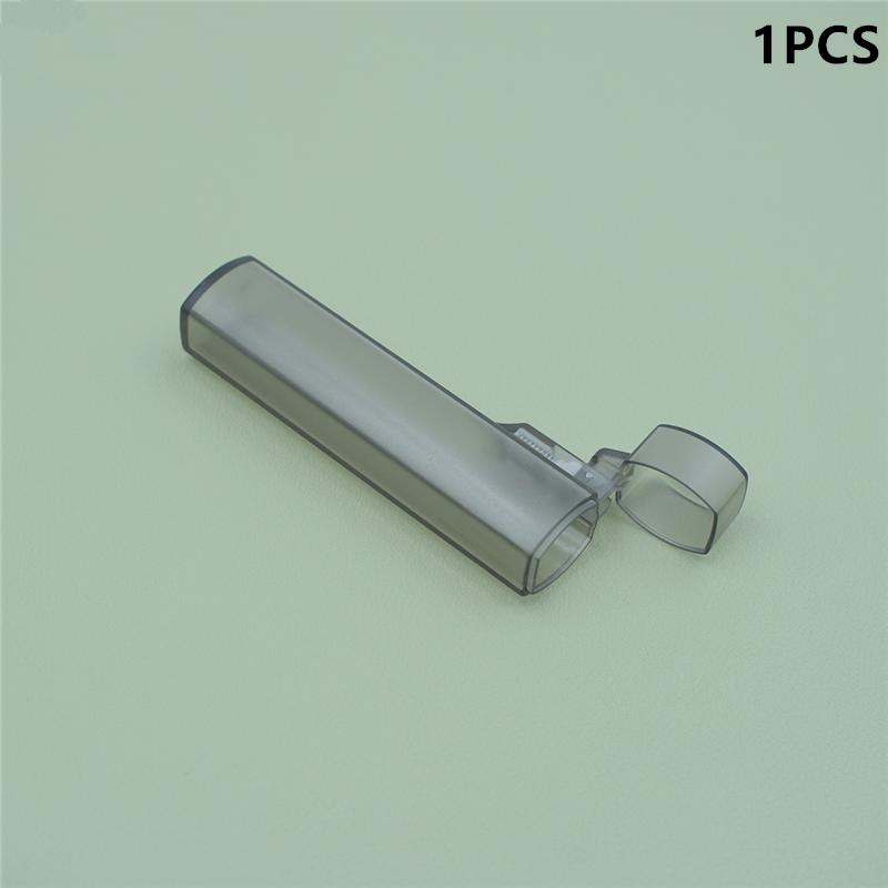 

Clear Portable Plastic Toothpick Case - Travel-Friendly Kitchen & Restaurant Essential Toothpick Holder