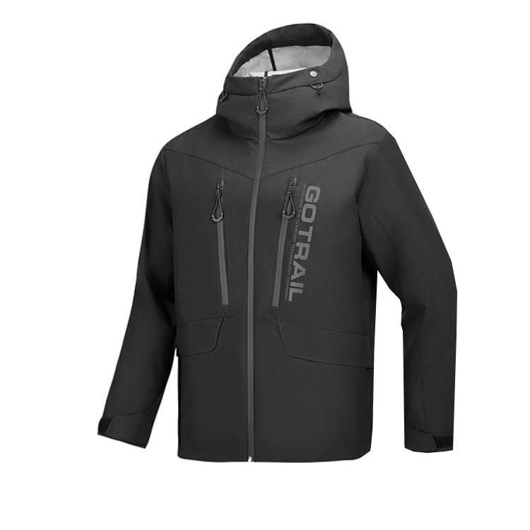 Skechers Fleece Lined Warm Fashion Versatile 3 In 1 Jacket Men Jackets Carbon-Black P125M059-0018 L