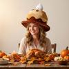Creative Plush Cake Hat Cartoon Theme Event Hat Gift Pumpkin Pie Hat  Carnivals