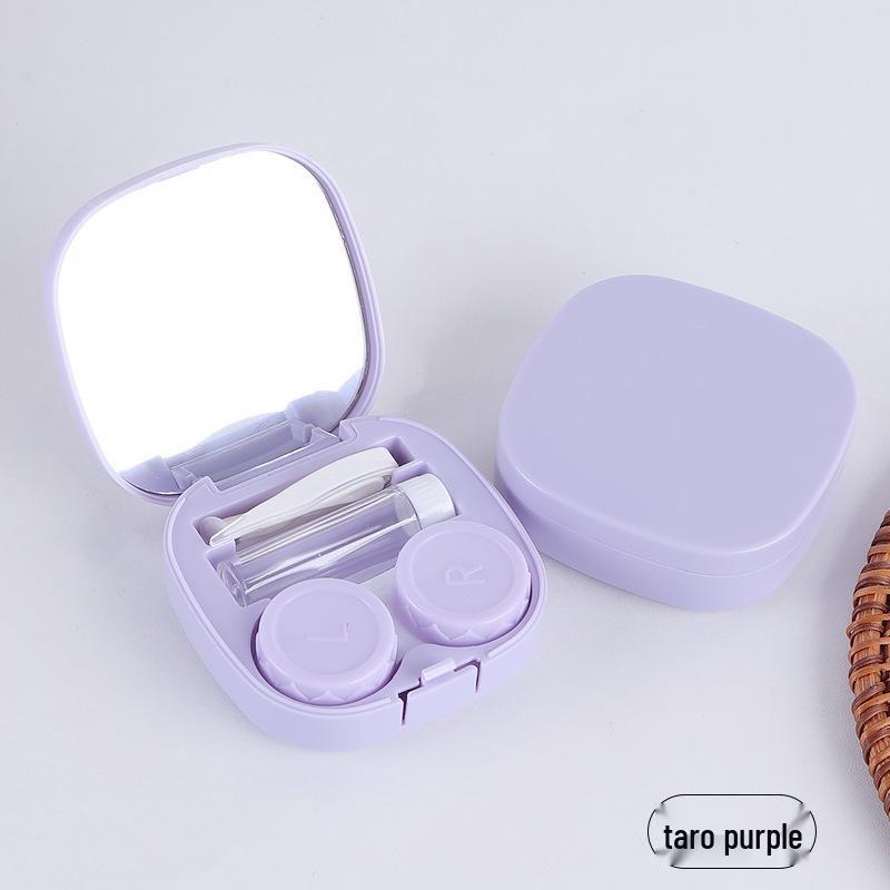 Macaron Farbiges Kontaktlinsenetui: Tragbare, stilvolle, hochwertige Aufbewahrungsbox mit kostenlosem Versand