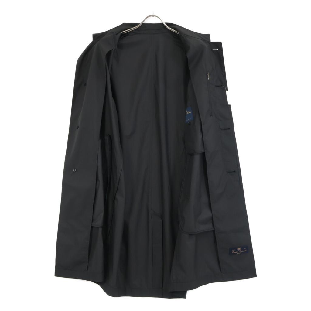 Brooks Brothers 100174602 OLMETEX Fabric Black Packable Balcony Coat Coat M blackUsed