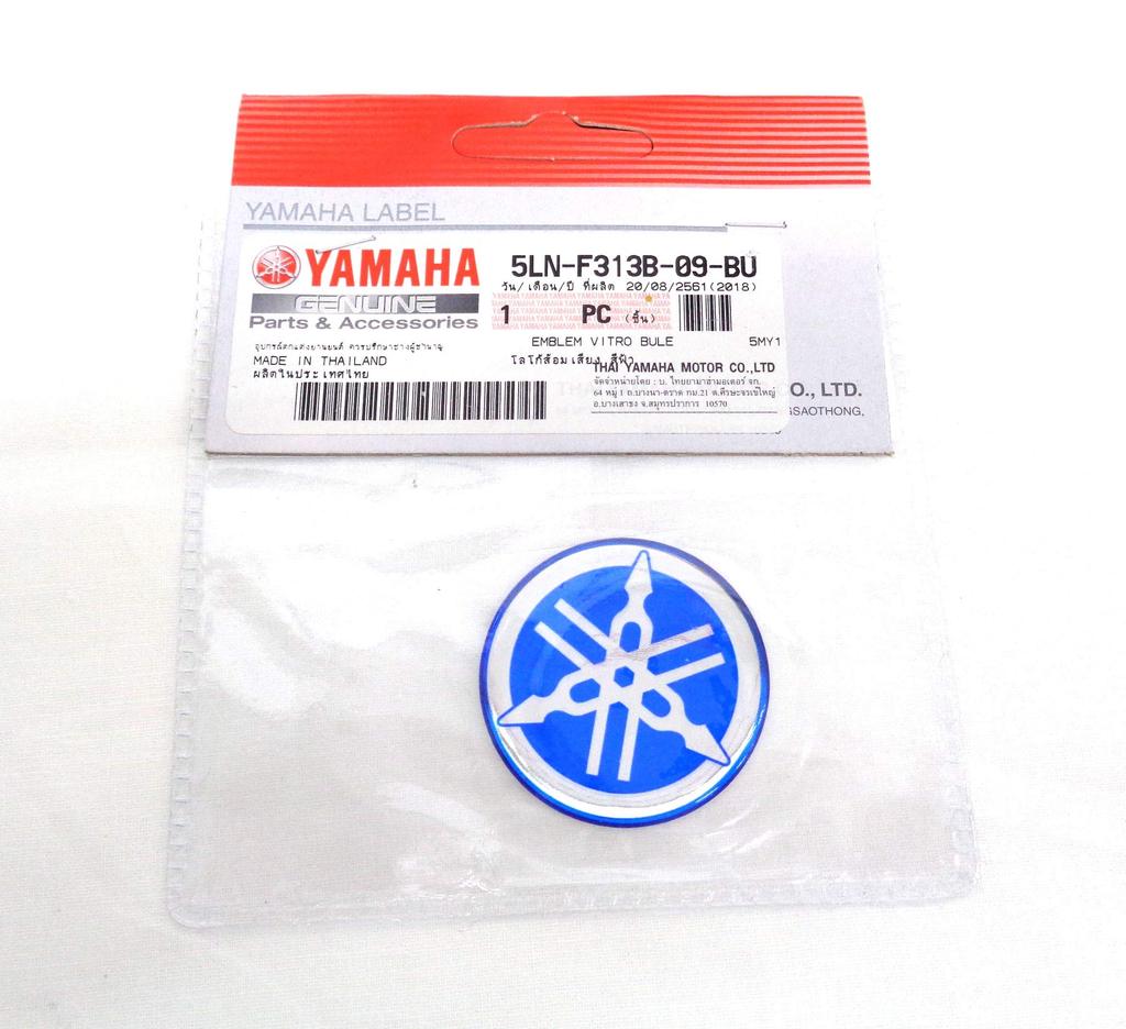 Yamaha Tuning Fork Emblem Sticker, Blue, Genuine Product, 1.6 Inches (40 Mm)