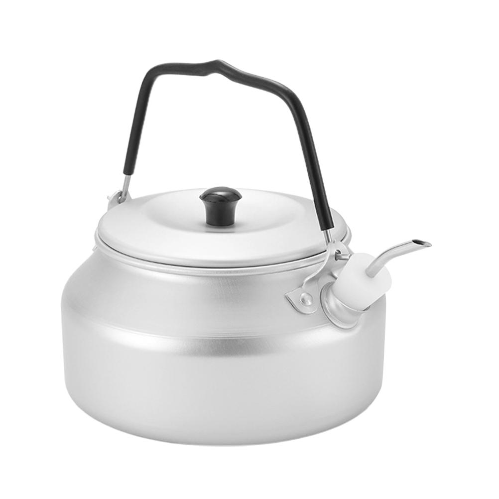 Camping Kettle Portable Lightweight Aluminum Alloy Camp Coffee Pot with Stainless Steel Extended Spout for Outdoor