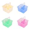 Plastic Paint Brush Washer Paint Brush Cleaner with Handle Practical Paint Brush Basin Brush Washing Bucket