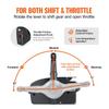 Outboard Throttle Remote Control Box Side-Mounted for Mercury PT 2-Stroke