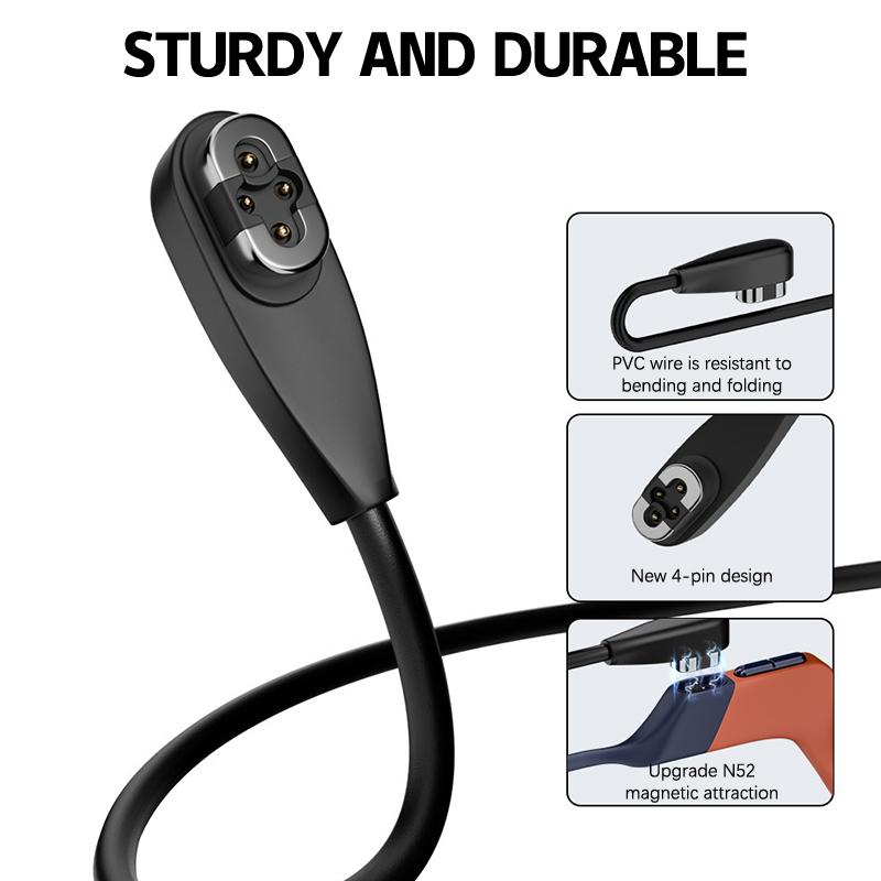 Type C/Usb Charger Cable For Shokz Openswim Pro S710 Bone Conduction Headphone Magnetic Fast Charging Cable For Shokz S710