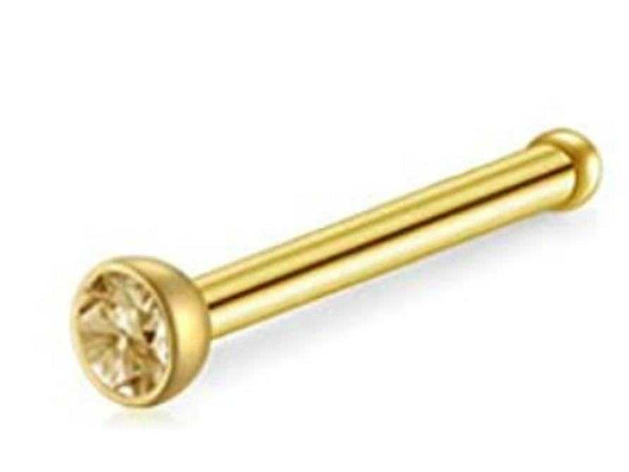 Stainless Steel Nose Ring - Stylish Nose Stud Piercing Jewelry