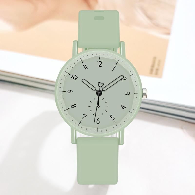Women's Watch Fashion Women's Silicone Strap Quartz Watch Student Simple Sports Watch