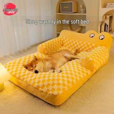 Cama Aconchegante para Cães e Gatos para Todas as Estações: Almofada Quente, Removível, Lavável