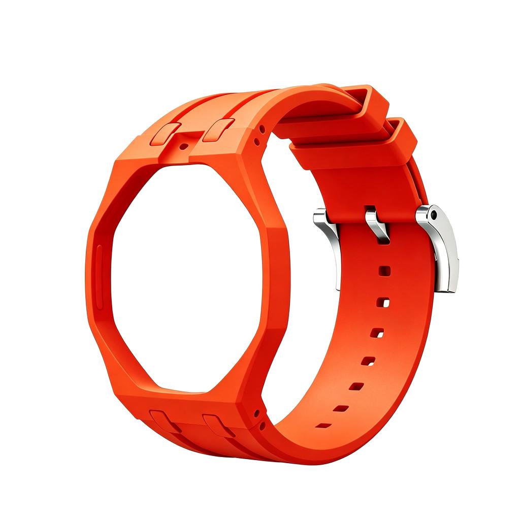 Eramic Case Silicone Strap For Swatch Royal Pop Replacement Watch Band