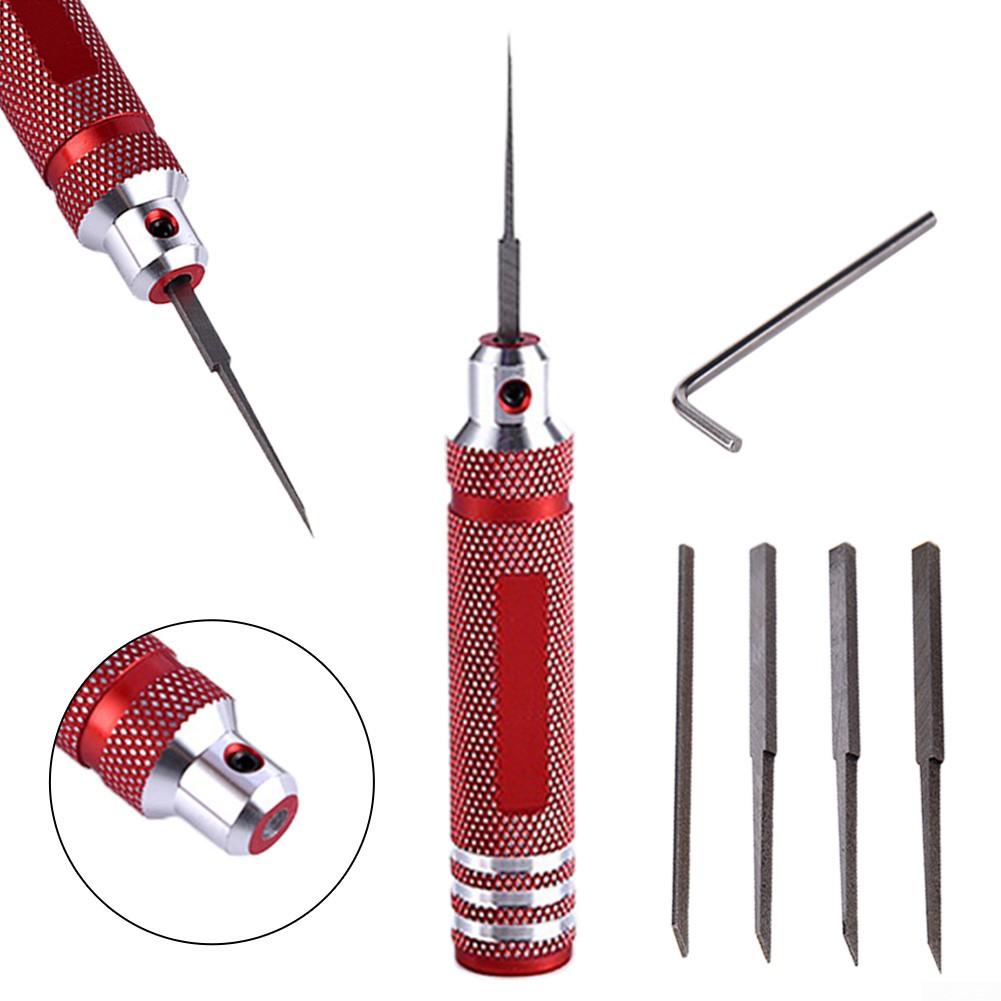 6pcs/set Model Scriber Anti-skid Handle Chisel For RC Car Hex Key Wrench