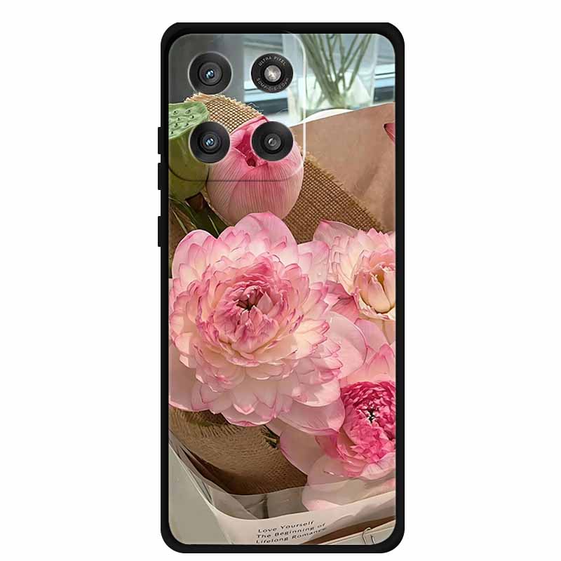 Phone Case for Motorola MOTO Edge 60 Stylus Fusion Protective Shell for Edge60 Fusion Stylus Soft Silicone Bumper Back TPU Cover