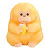 Stuffed Monkey Plush Golden Monkey Toy Chinese Zodiac Gift Soft Short Plush Realistic Design For Holiday Decor And Kids