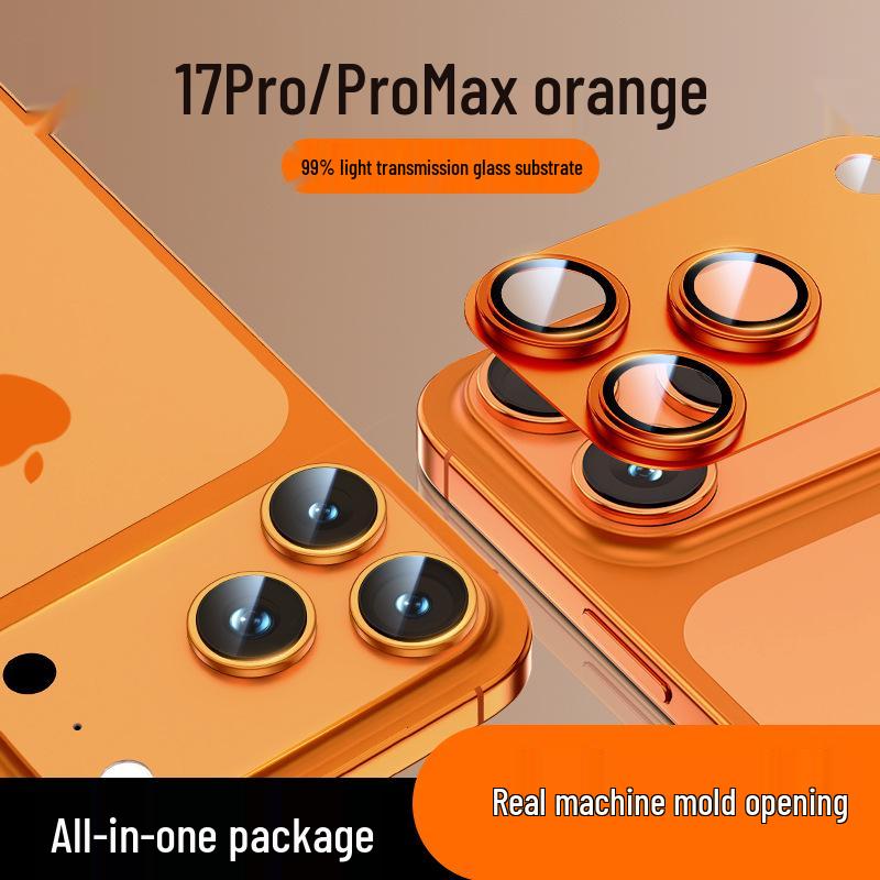 Apple 17Pro, 17Air, 17ProMax Eagle Eye Lens Positioning Metal Camera Protector