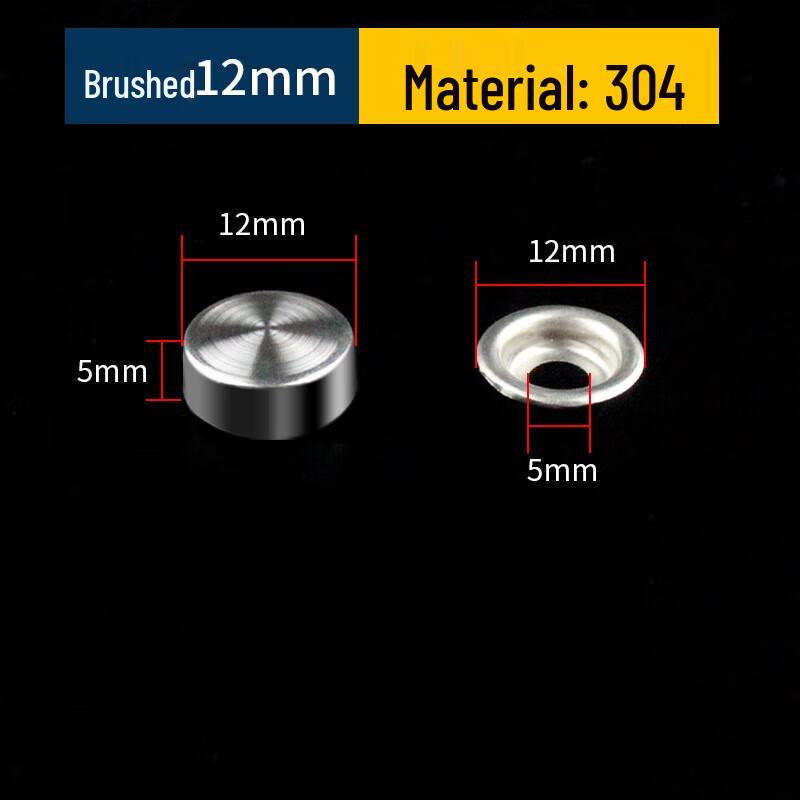 Naixin 304 Stainless Steel Screw Decorative Caps
