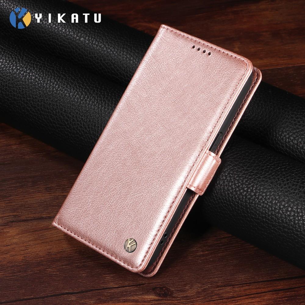 

Cases for Honor Magic 4 5 6 Lite Pro Case Cover coque Flip Wallet Phone Covers Sunjolly for Honor Magic 6 Lite Case Honor Magic 6 Pro розового золота