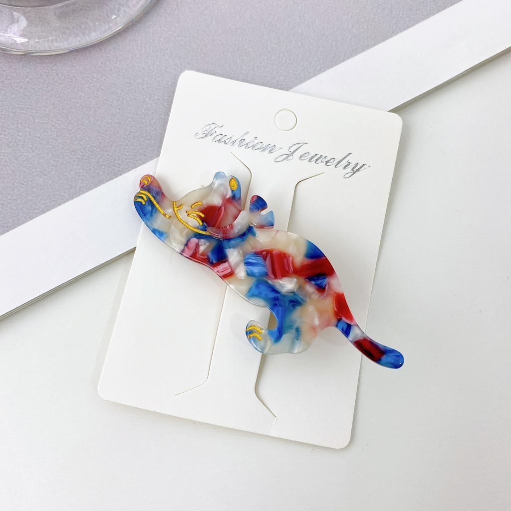 Neue Niedliche Cartoon Katze Haarnadel Acetatfaser Haarspangen Pony Entenschnabelspangen für Damen Mädchen Mode Haarspangen Haarschmuck