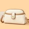 Womens Simple Fashi Handbags Retro Solid Color PU Leather Shoulder Underarm Bag Casual Hobos Handbags Trend Crossbody Bags