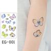Ruikalong Cartoon Mermaid & Butterfly Glitter Tattoo Stickers for Children