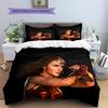 Wonder Woman Hero Bedding Set Duvet Cover Pillowcase No Filler, Soft Home Bedroom Decor, Perfect Gift for Fans.chl