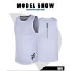 Camiseta sin mangas para correr para hombre Ropa de fitness Camisetas Tops Hombre Deportes Primera capa Camiseta interior Chaleco de hielo Sudadera Camisetas de gimnasio Camiseta sin mangas Maratón