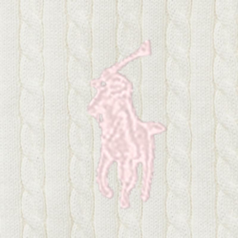 Polo Kids Girl Mini Cable Cotton Cardigan Cwposweg6820065101