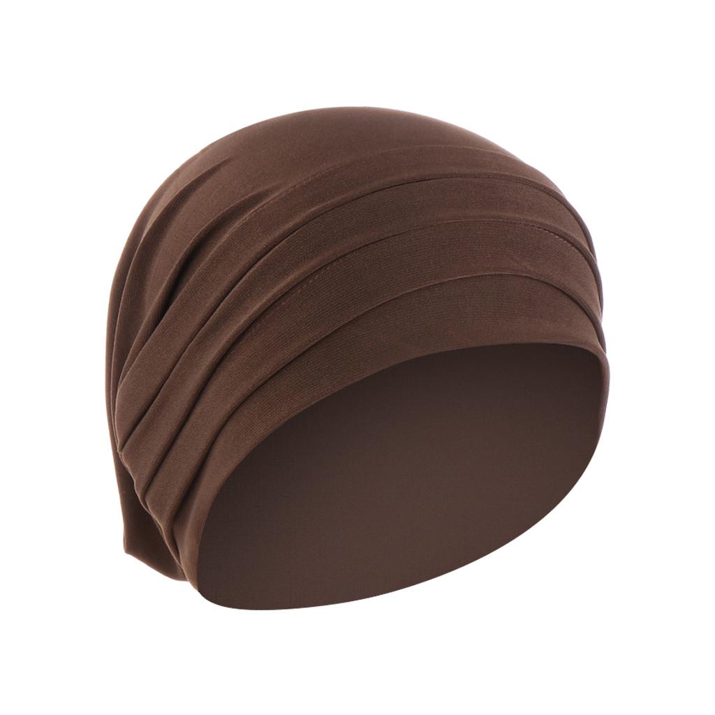 Femei Toamnă Iarnă Încrustate Cald Solid Musulman Cap Pălărie Wrap Esarfă Cap