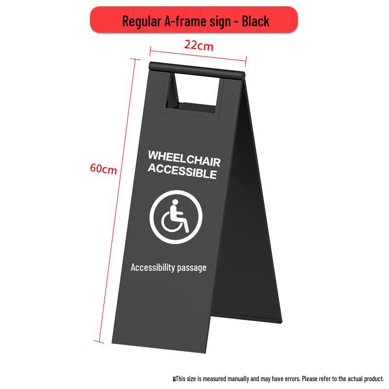 Standard A-frame Signs: Hotel, Commercial, Hospital, Warning, Toilet, Caution Steps, Slippery