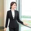 Solid Color Professional Women's Suit for Workwear