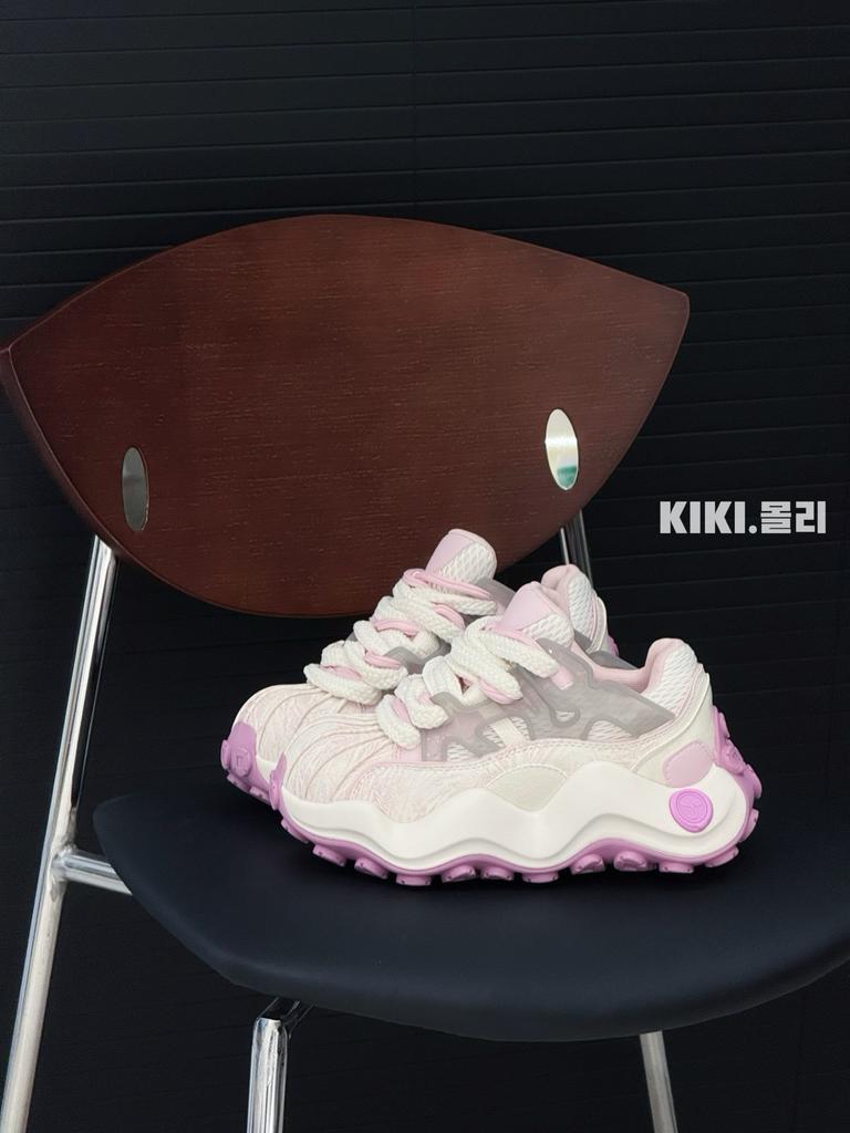 Bread shoes platform comfortable versatile height increase 6CM board shoes comfortable sports shoes trendy dad shoes