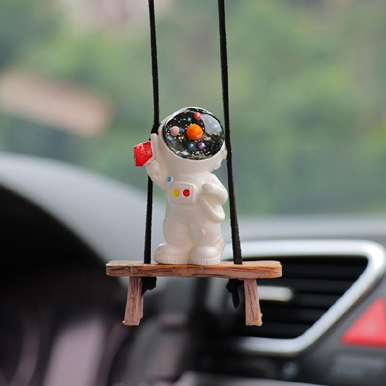 Car Pendant Hanging Ornament Astronaut New Year Gifts Rearview Mirrors Pendant