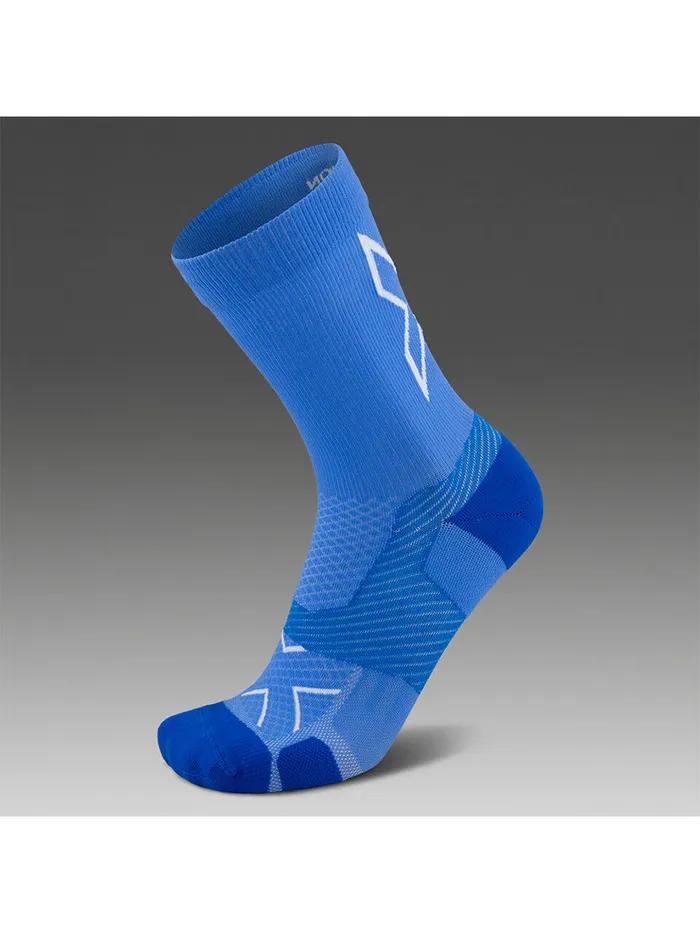 (Unisex) Vector Light Cushion Crew Socks Blue_UA7005ENBA-SUF
