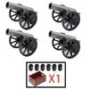 MOC Building Block Characters Creative Accessories Army Transport Bull Horse Jungle Battle Wolf Car Set Mini Brick Boy Toy R045