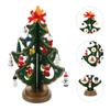 Wooden Christmas Tree Nament Decor Statue Xmas Supplies Holiday Gifts Home Festive Decorations Christmas Party