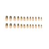 Medium Length Leopard Print Whitening Wearable Nails