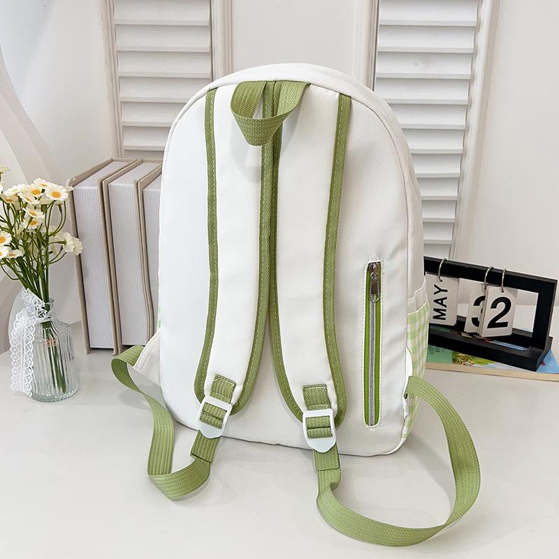 The New Fresh, Sweet and Cute Backpack Is Casual, Simple and Lightweight, and the Student Schoolbag Is a Large-capacity Travel Backpack.