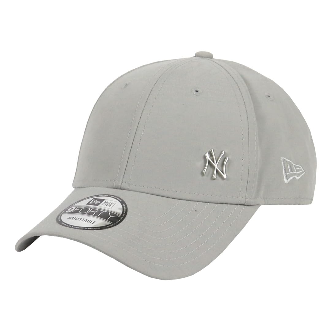 

[New Era] Cap Men s Women s NewEra 9FORTY Flawless MLB Logo Metal Mini Logo Chibi Logo Hat Baseball Cap New York Yankees Gray Gray … [Item]