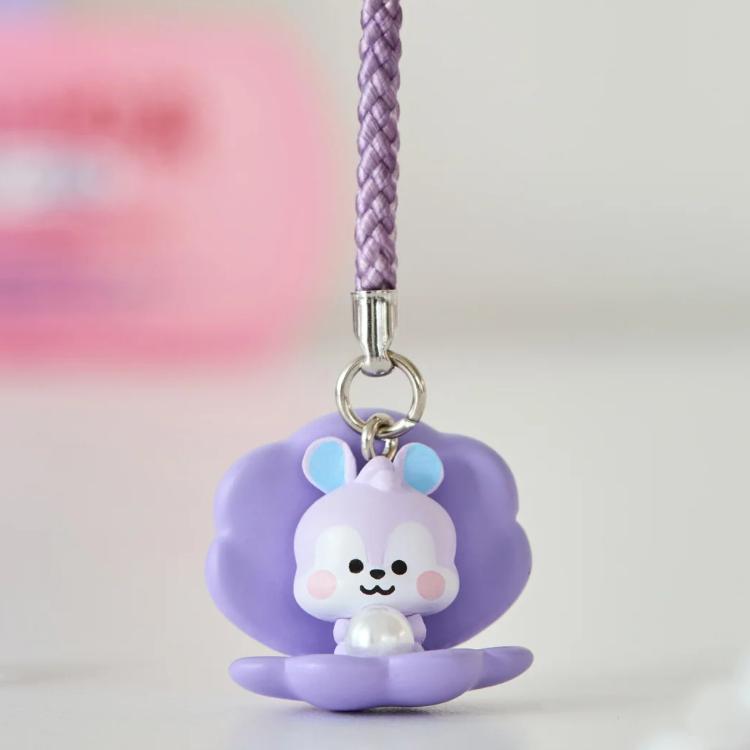BT21 BABY PEARL Figure Strap (TATA, COOKY, SHOOKY, CHIMMY, MANG, RJ, KOYA) (8 Options)