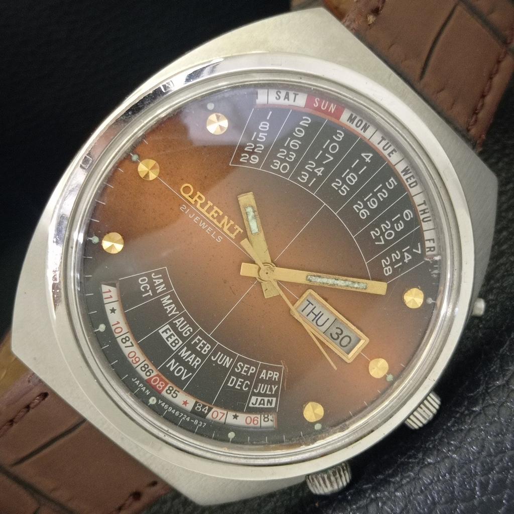 

АВТОМАТИЧЕСКИЕ ВИНТАЖНЫЕ ЧАСЫ ORIENT 100 ЛЕТ ЯПОНИЯ МУЖСКИЕ ОРИГИНАЛЬНЫЙ ЦИФЕРБЛАТ a703124-1 R213-a703124