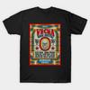Men Black Print T-shirt Vecna Music Festival - Stranger Things No-Cut Transfer Paper Print Cotton Tshirt