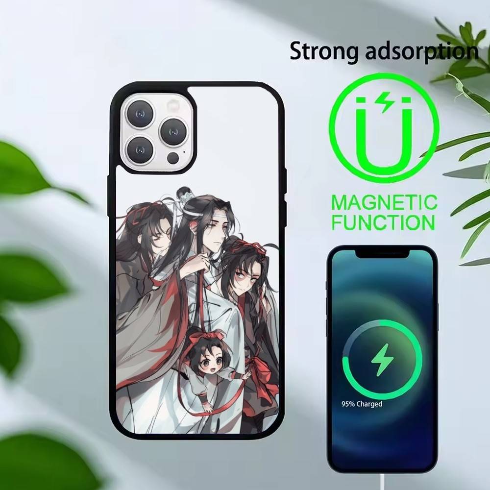 

Чехол для телефона «Грандмастер М-Демоническое Культивирование» для iPhone 17, 16, 15, 14, 13 Plus, Pro Max Магнитный Для Magsafe Беспроводной Зарядки iPhone17Pro
