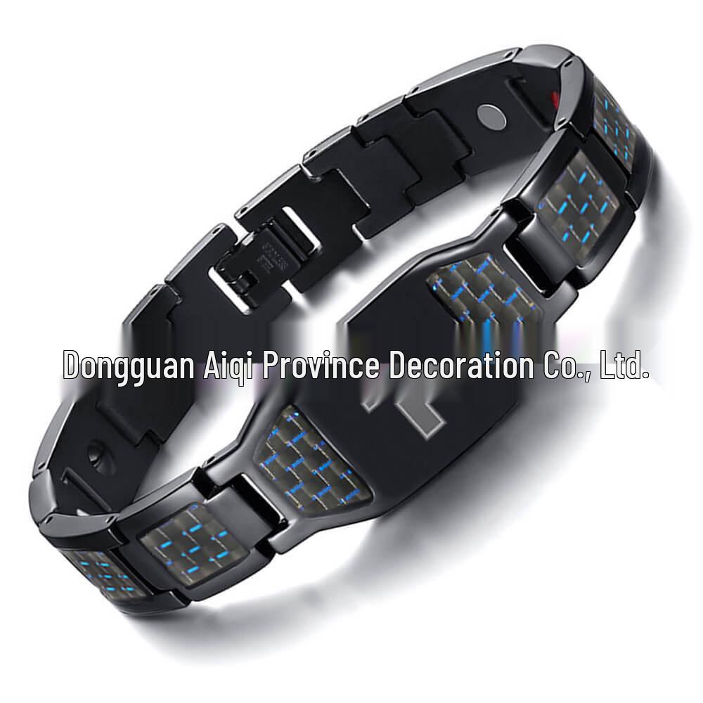 Herren 4-in-1 Magnetisches Titan- & Edelstahl Germanium Energiearmband