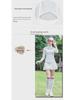 Women's Golf Outfit: Spring & Autumn Long-Sleeve T-Shirt with Short Lace Skirt, Korean Style, Slim Fit Sportswear