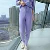 Lekasha Women's Striped Cashmere Mink Fur Leggings, Skinny and Warm, Perfect for Autumn/Winter Inner or Outer Wear.