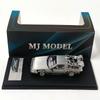 MJ 1:64 Back To The Future Time Machine DMC-12 Delorean Diecast Alloy Model Car Static Collection Decorated Holiday Gifts Toys