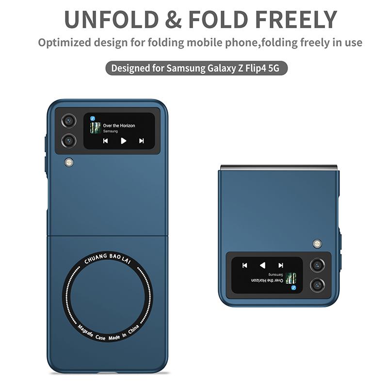 Magnetic Wireless Charging Case for Samsung Galaxy Z Flip 3 4 Galaxy Z Fold 3 4 5G Magsafe Case Anti Fingerprint Shockproof Cover Case