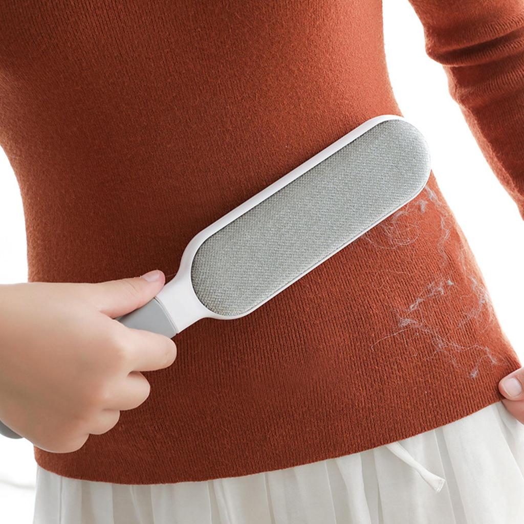 Lint Brush and Pet Hair Remover for Laundry, Clothes, Couches, Car Seats, Furniture and Fabric, Reusable Hair Removal Brush, Double-Sided Lint Roller