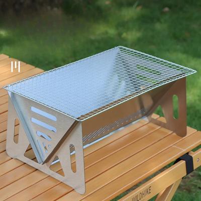 Multifunkční dřevěné uhlí BBQ gril skládací pec grilování nerezové grilování kuchyňské náčiní síťovaná kamna na dřevo venkovní bar